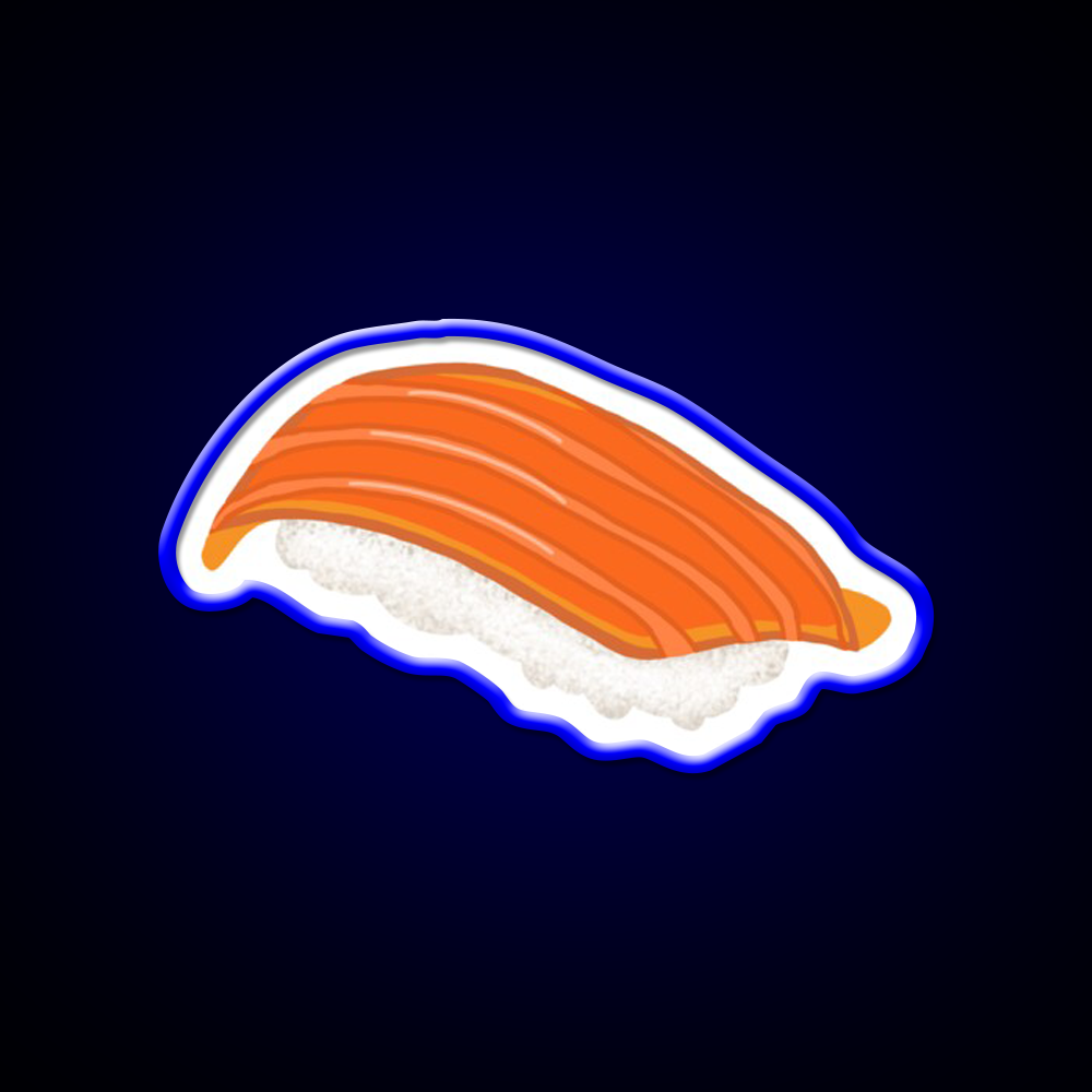 Sushi Led Neon Sign Chinese Food Wall Art Rgb Color