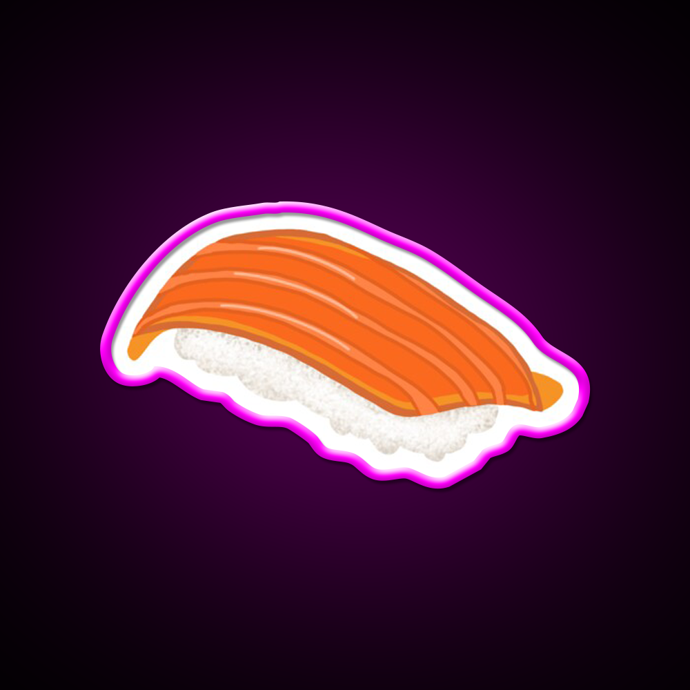 Sushi Led Neon Sign Chinese Food Wall Art Rgb Color