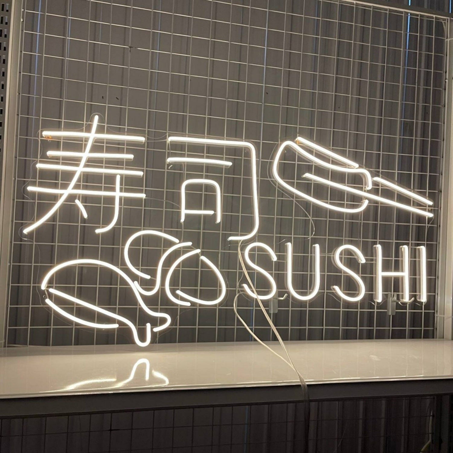 Sushi Logo Restaurant Led Neon Sign Light Sushi Store Wall Deco | Shineneon