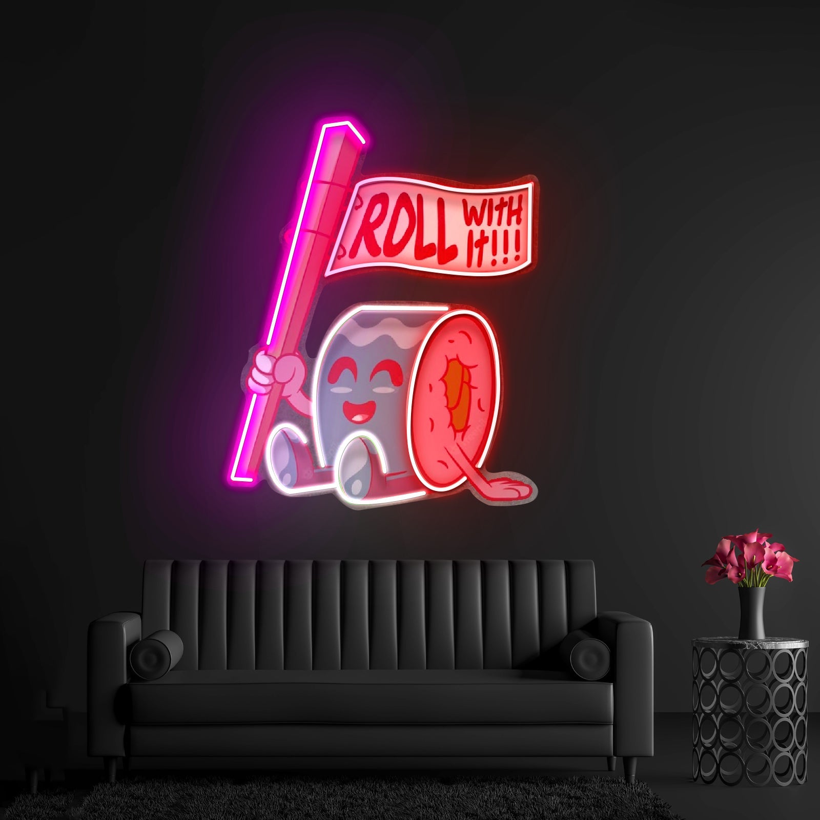Sushi Roll Seated Led Neon Sign Light Custom Led Signs - Shineneon