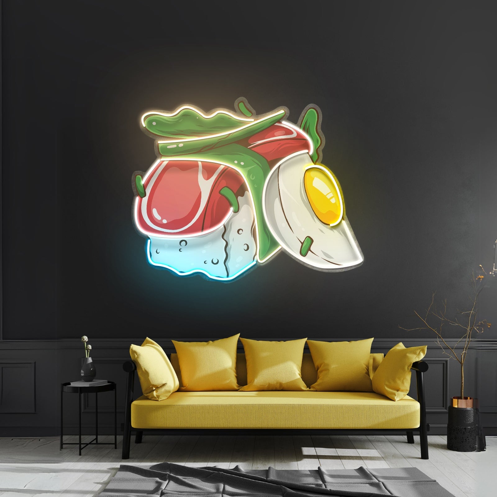 Sushi With Egg Led Neon Sign Light Custom Led Signs - Shineneon