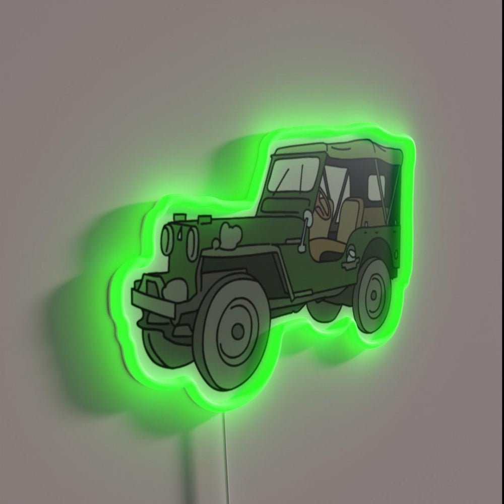 Suv All Terrain Vehicle Rgb Led Neon Sign - Shineneon