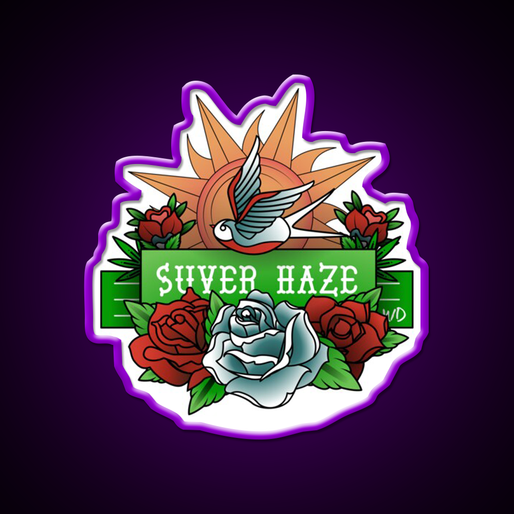 Suver Haze Hemp Inspired Green Leaf Led Neon Sign Rgb Color - LED neon sign view 9