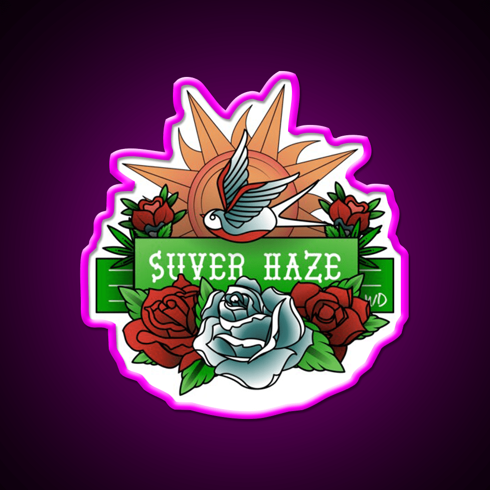 Suver Haze Hemp Inspired Green Leaf Led Neon Sign Rgb Color - Shineneon