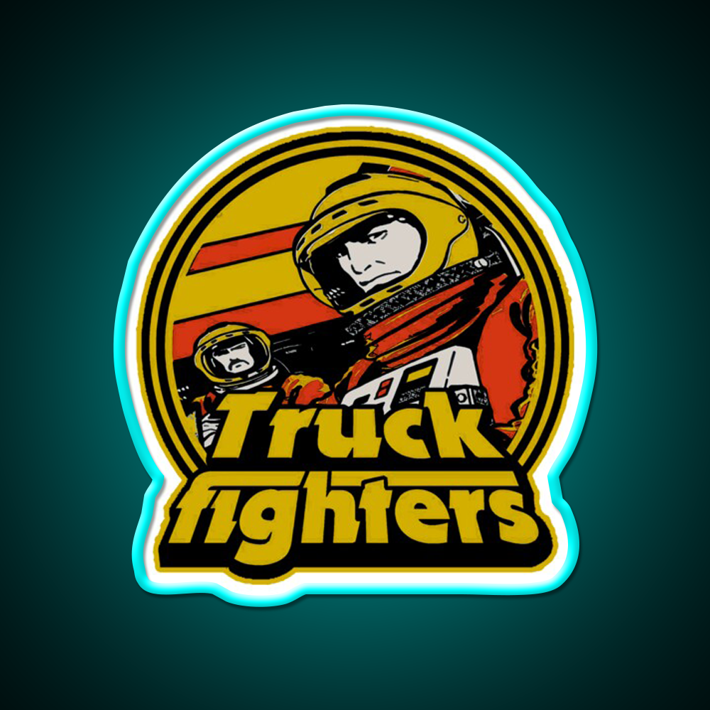 Swedish Truckfighters Stoner Rock Hemp Inspired Green Leaf Led Neon Sign Rgb Color