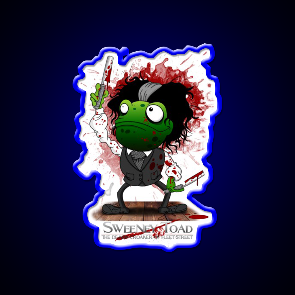 Sweeney Toad Barber Shop Haircut Led Neon Sign - LED neon sign view 5