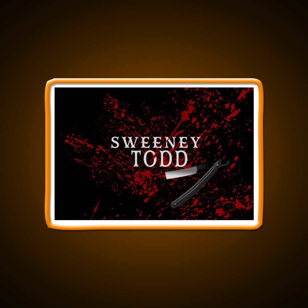 Sweeney Todd Barber Shop Haircut Led Neon Sign - LED neon sign view 6