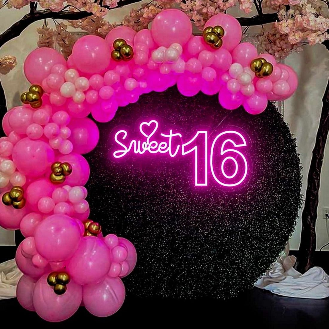 Sweet 16 Happy Birthday Led Sign Business Neon Sign - Shineneon