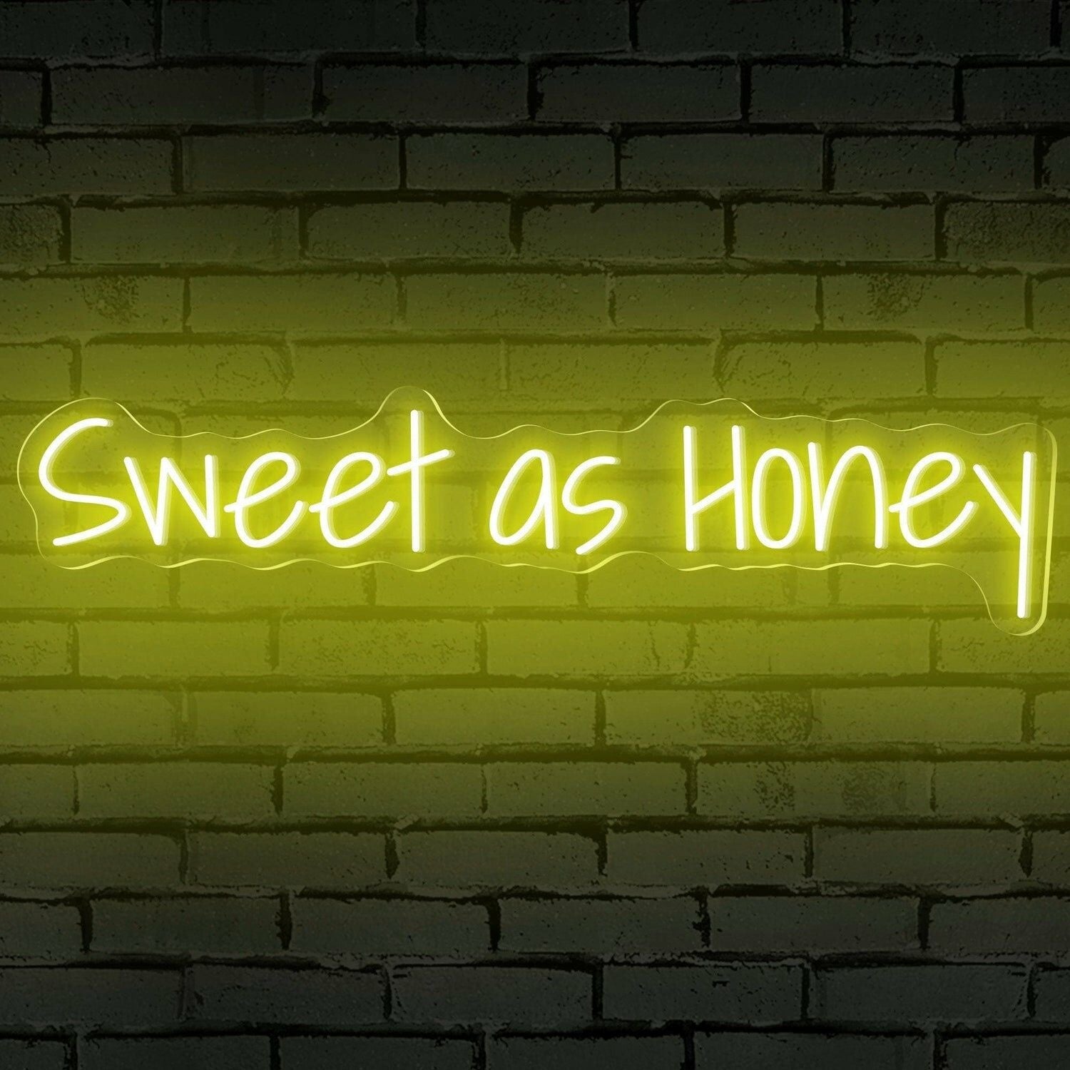 Sweet As Honey Words Led Neon Sign - Shineneon