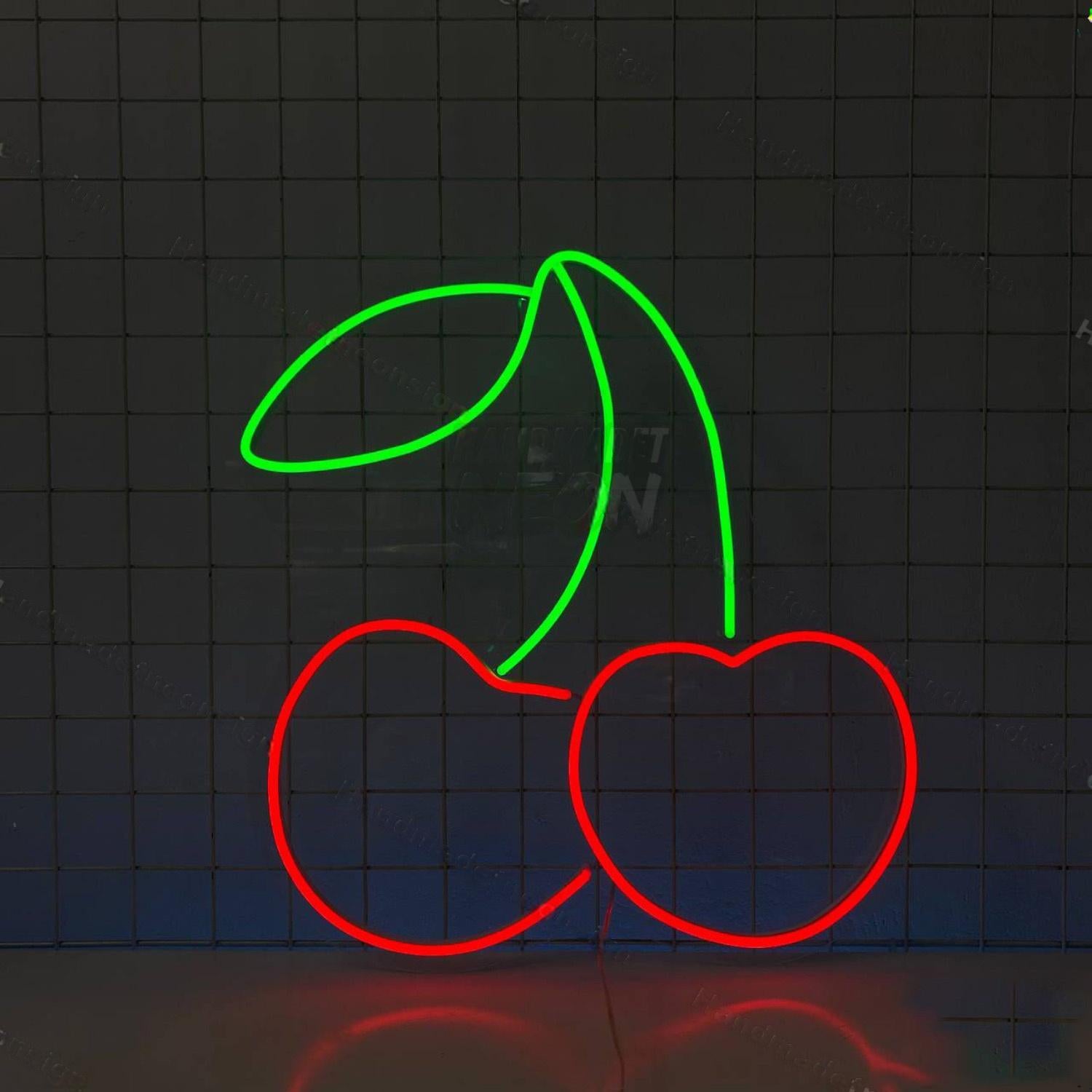 Sweet Cherry Led Neon Sign Food Neon Decor | Shineneon