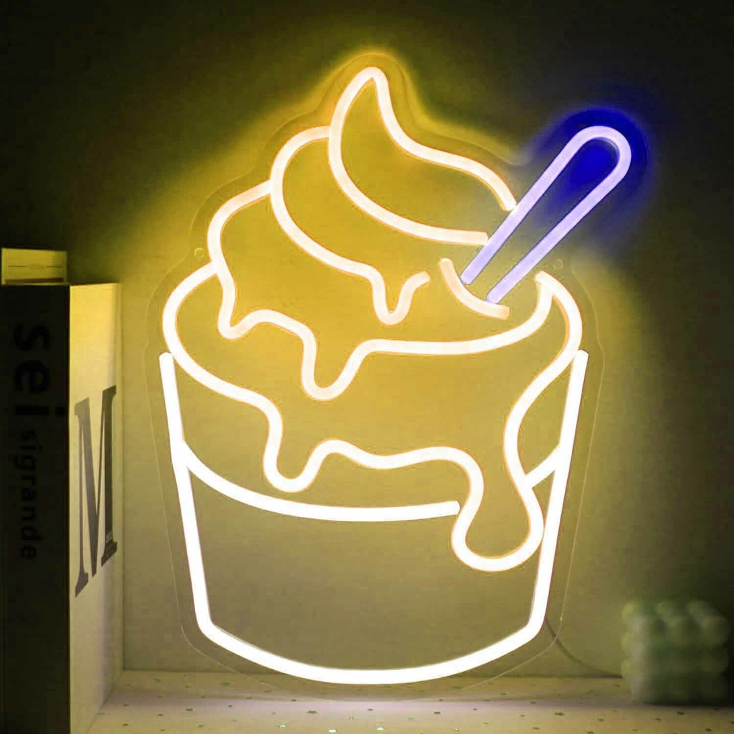 Sweet Cone Ice Cream Led Neon Sign | Shineneon