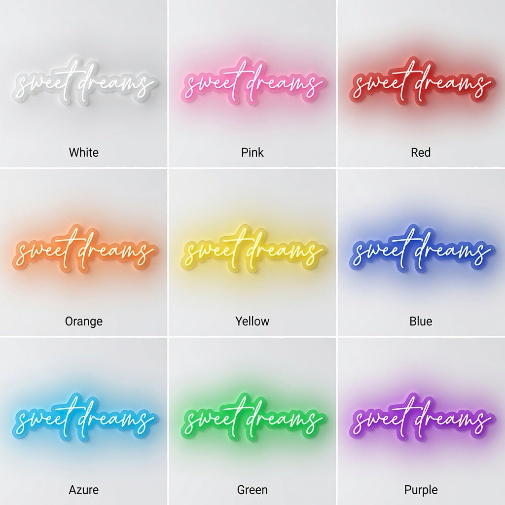 Sweet Dreams LED Neon Sign Home Wall Art - Shineneon