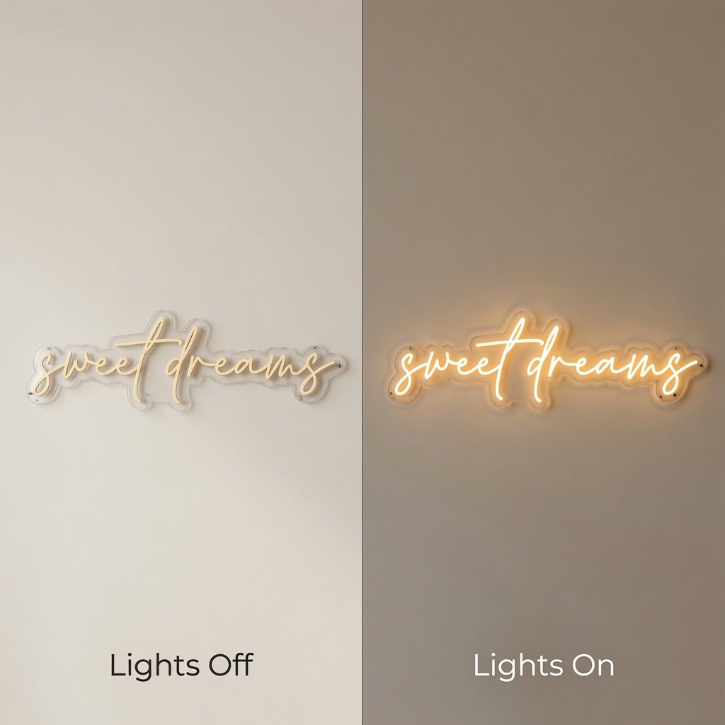 Sweet Dreams LED Neon Sign Home Wall Art - Shineneon