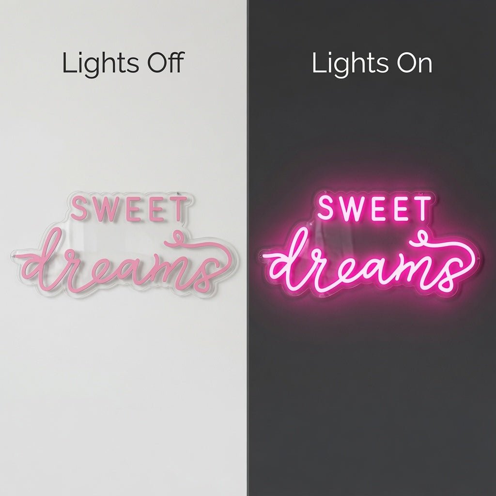Sweet Dreams LED Neon Sign Wall Neon Sign - Shineneon