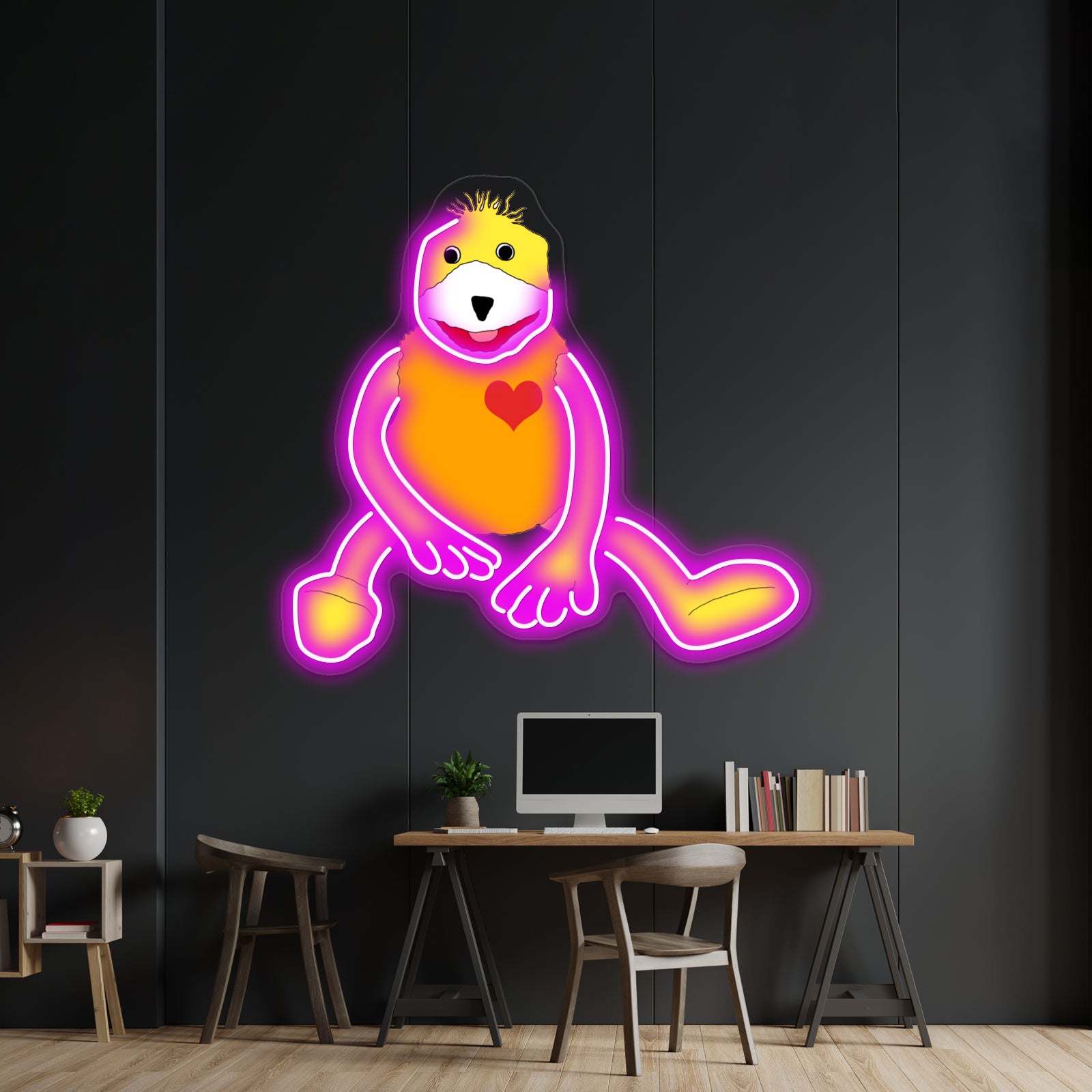 Sweet Hello From Flat E Artwork Neon Signs For Sale | Shineneon