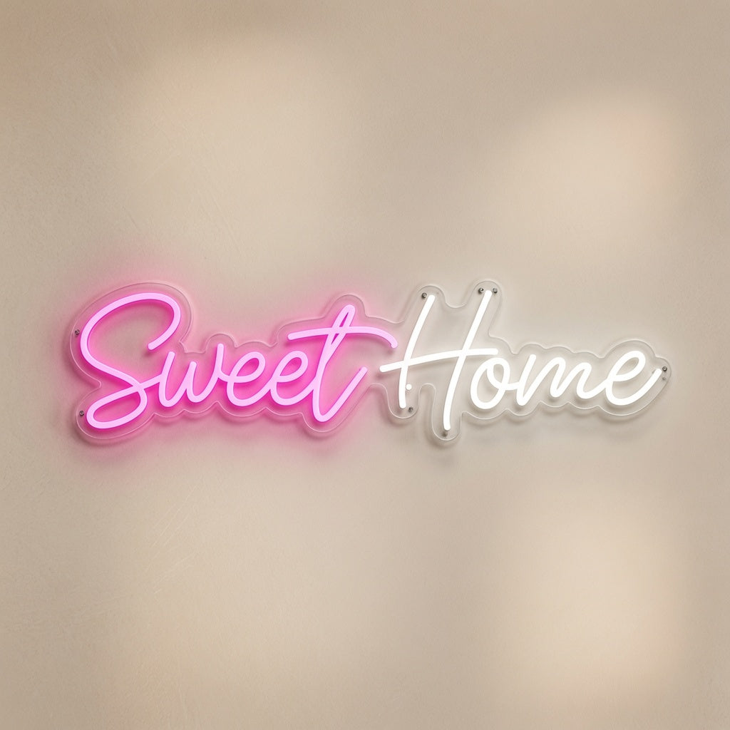 Sweet Home LED Neon Sign Home Wall Art - 02 High-Converting Product Image