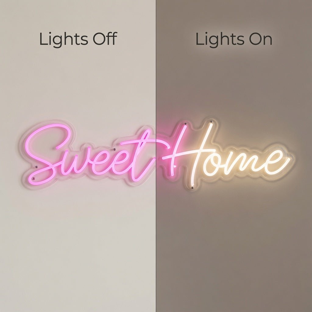 Sweet Home LED Neon Sign Home Wall Art - Shineneon