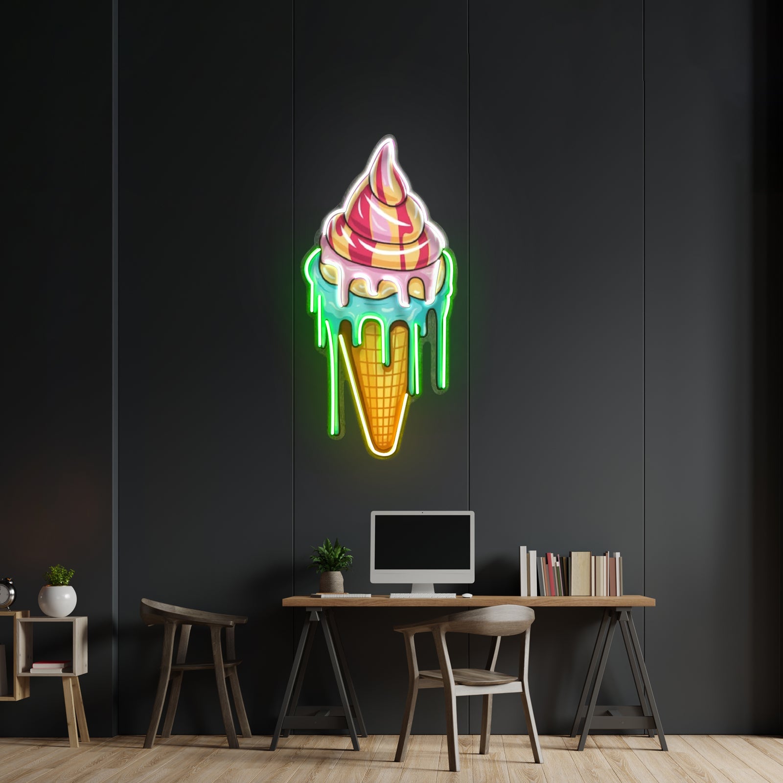 Sweet Ice Cream Led Neon Sign Light Custom Led Signs - Shineneon