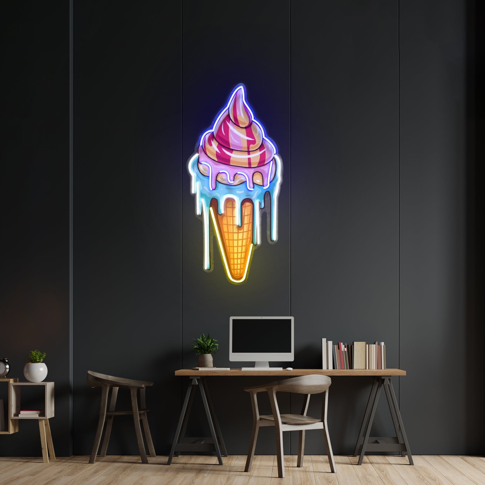 Sweet Ice Cream Led Neon Sign Light Custom Led Signs - Shineneon