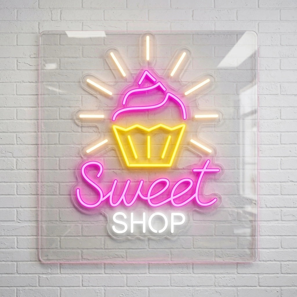 Sweet Shop LED Neon Sign - 01 Original Product Image