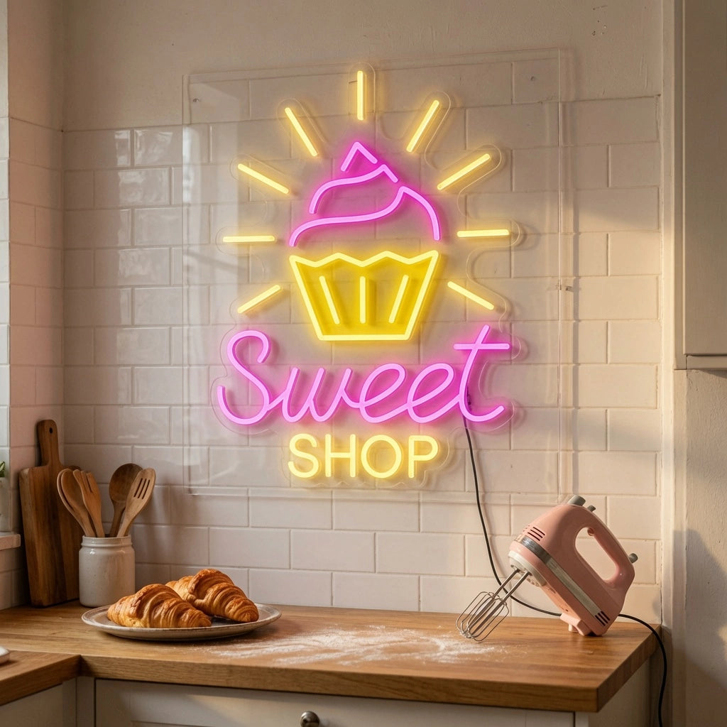 Sweet Shop LED Neon Sign - 03 Real Lifestyle Scene