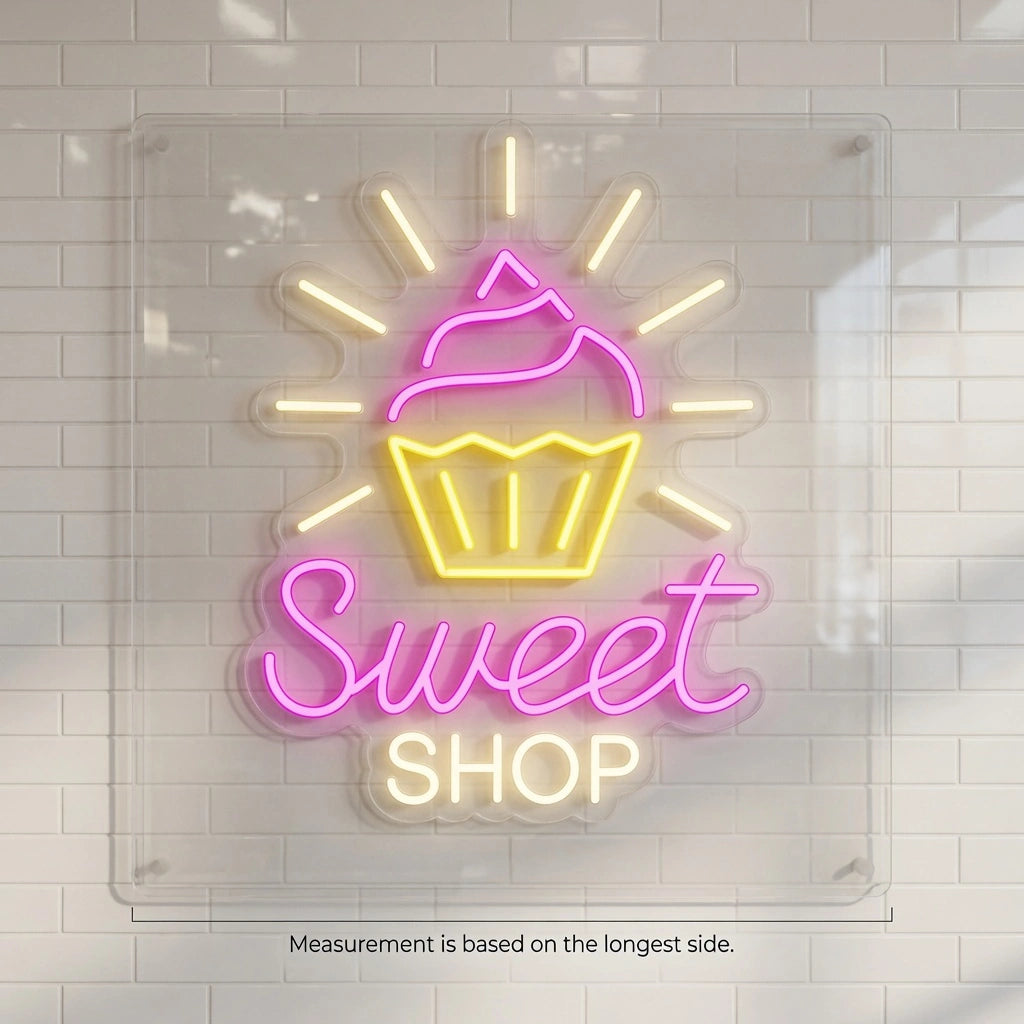 Sweet Shop LED Neon Sign - 04 Size Image