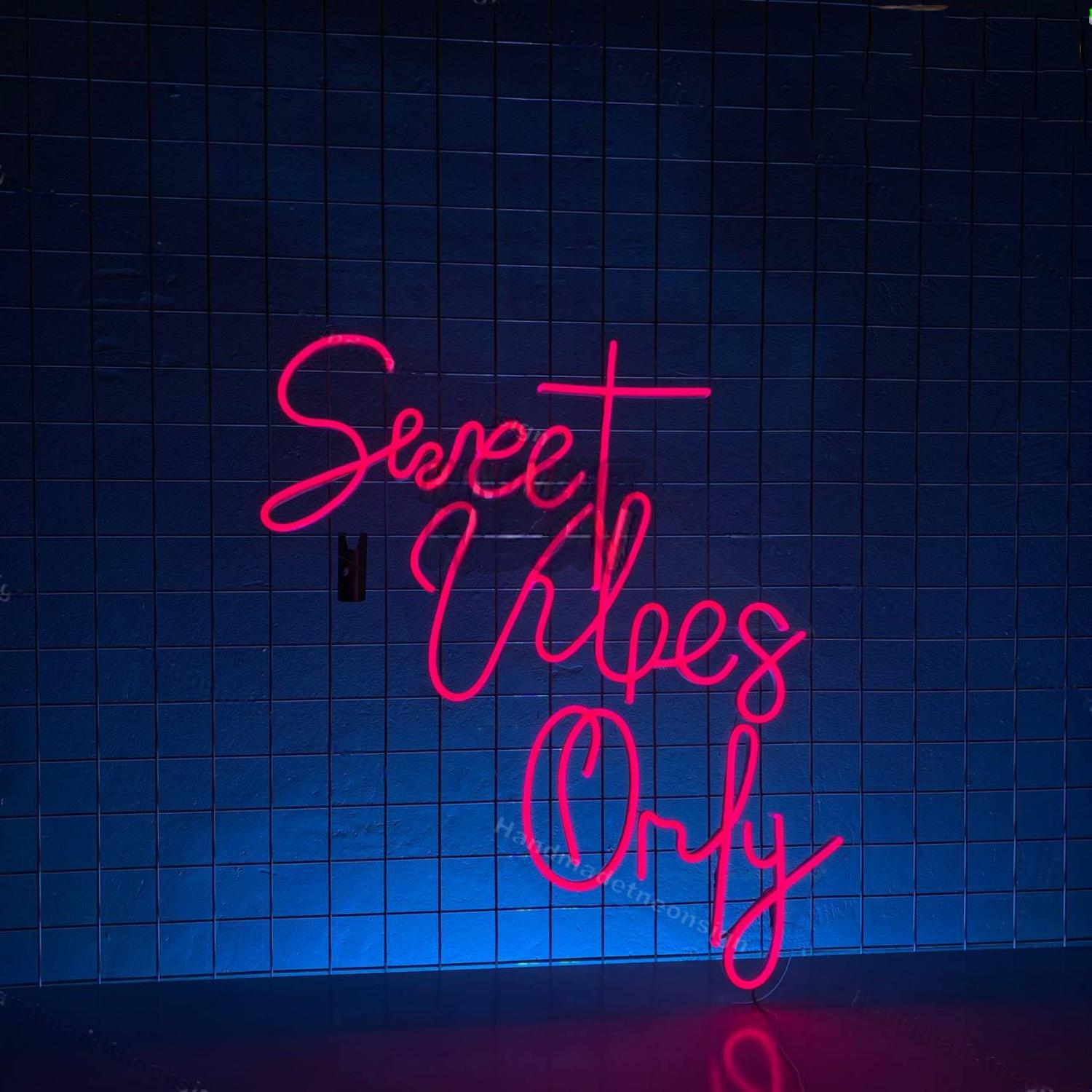 Sweet Vibes Only Led Neon Sign Wedding Party Wall Decor | Shineneon