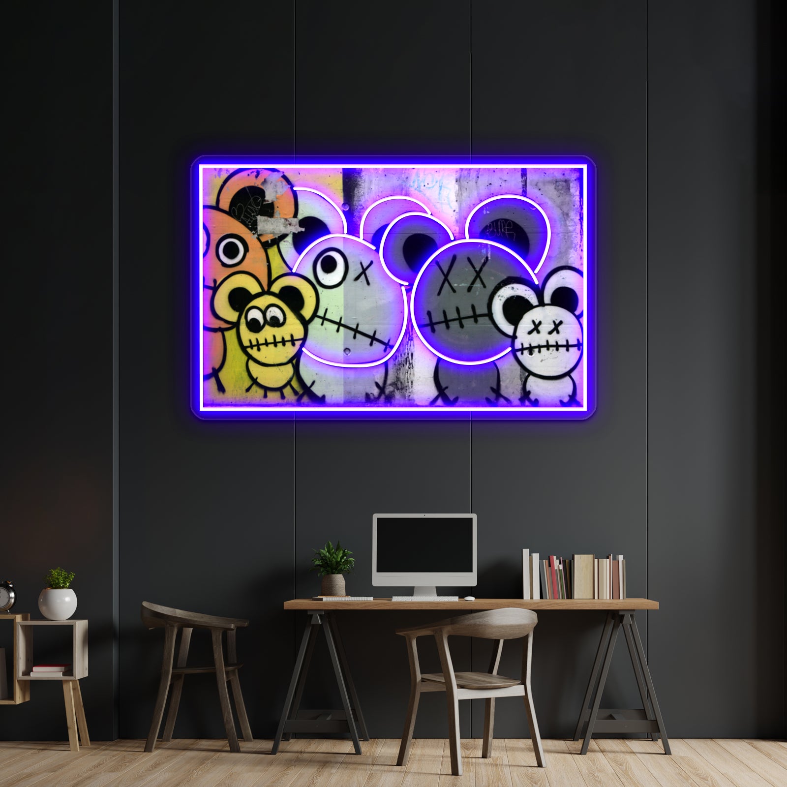 Swiss Graffiti Wall Artwork Neon Signs | Shineneon