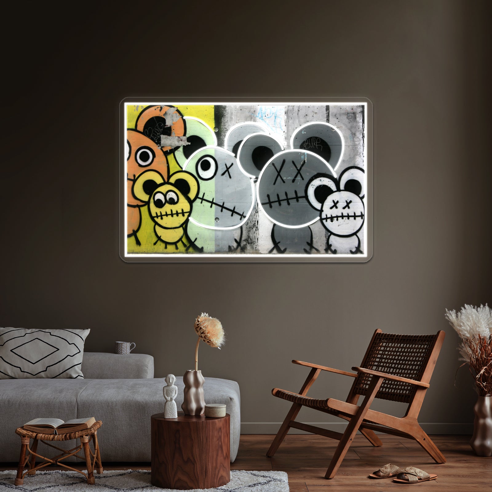 Swiss Graffiti Wall Artwork Neon Signs | Shineneon