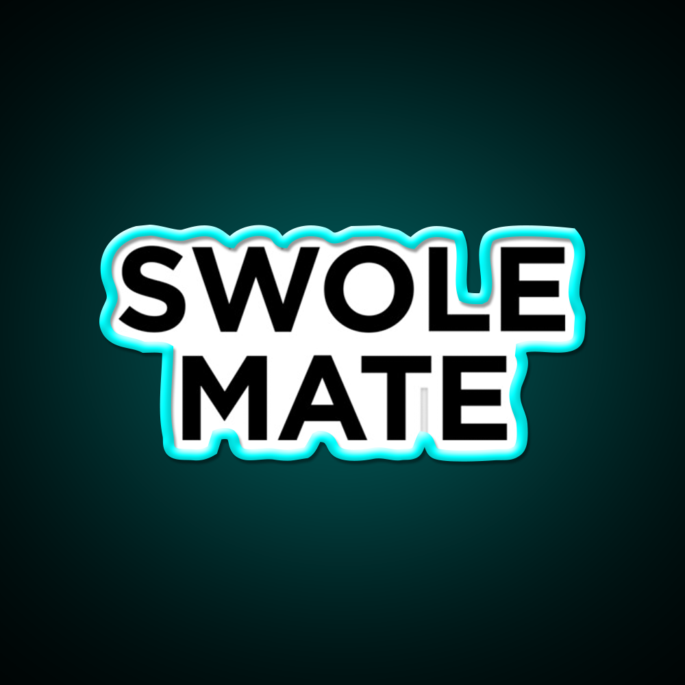 Swolemate Gym Fitness Led Neon Sign Rgb Color