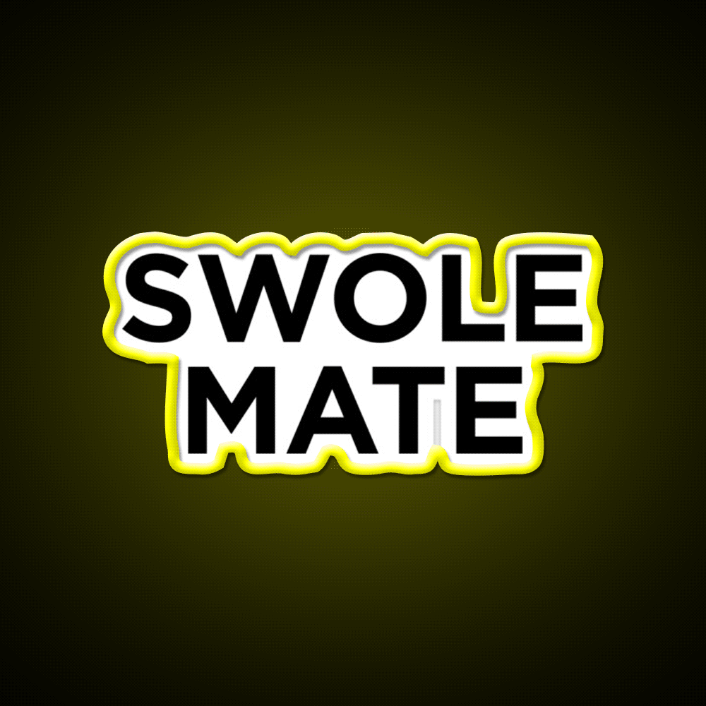 Swolemate Gym Fitness Led Neon Sign Rgb Color