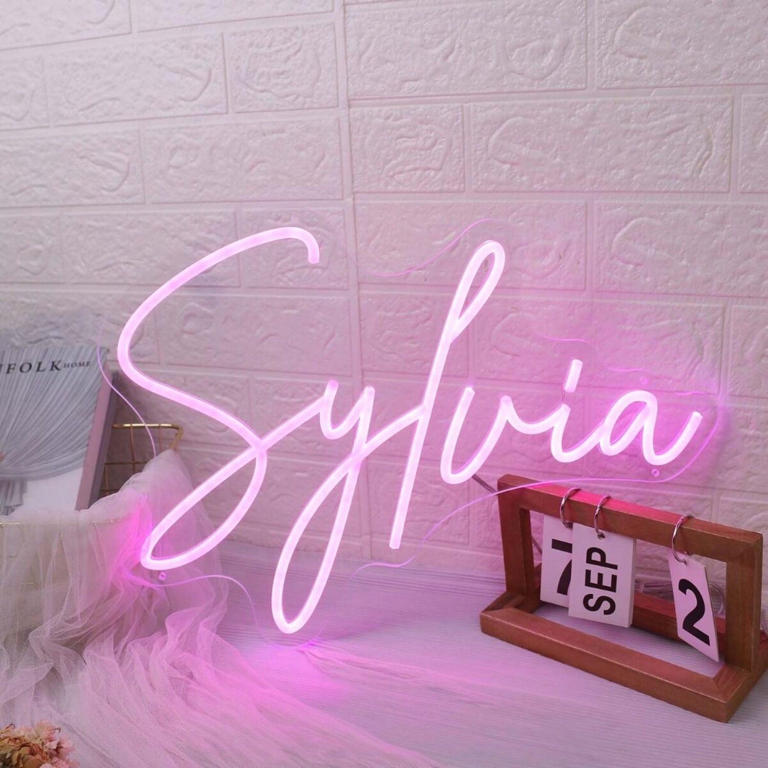 Sylvia Pink Led Neon Sign - Shineneon
