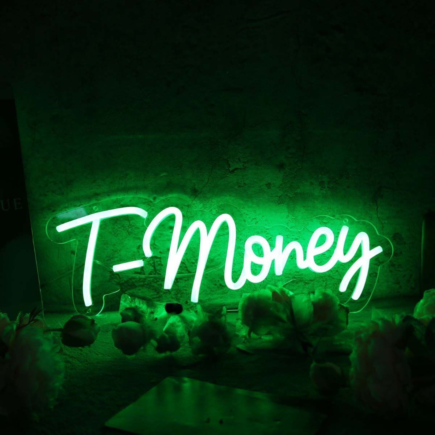 T - Money Green Led Neon Sign - Shineneon