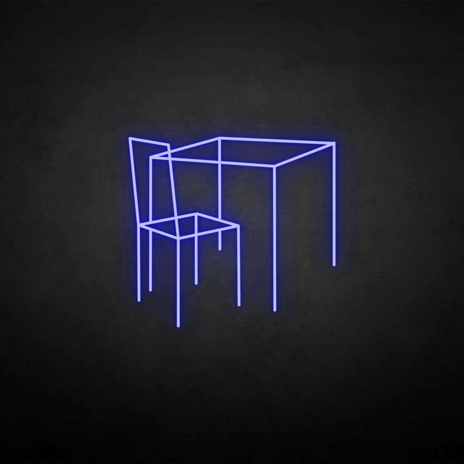 Table And Chairs Led Neon Sign - Shineneon
