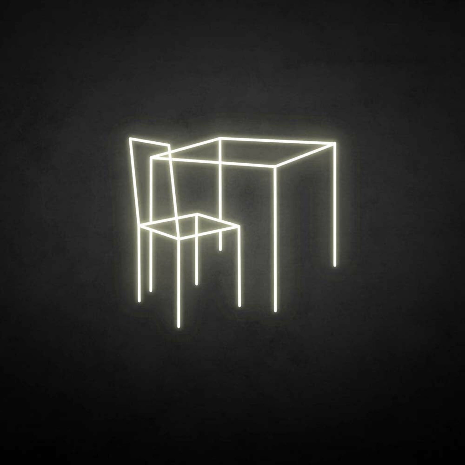 Table And Chairs Led Neon Sign - Shineneon
