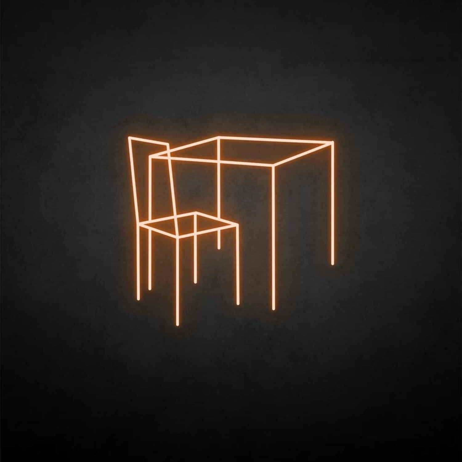 Table And Chairs Led Neon Sign - Shineneon