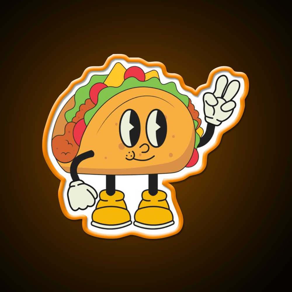 Taco Again Taco Led Neon Sign Mexican Food Sign Rgb Color - Shineneon