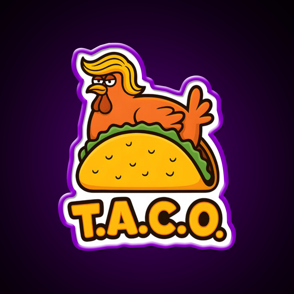 Taco Always Chickens Out Taco Led Neon Sign Mexican Food Sign Rgb Color - Shineneon