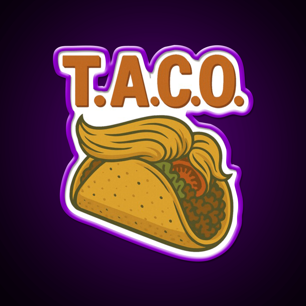 Taco Anti Trump Taco Led Neon Sign Mexican Food Sign Rgb Color - Shineneon