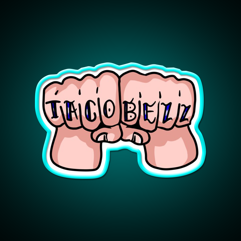 Taco Bell Fast Food Led Neon Sign For Burger Place Rgb Color