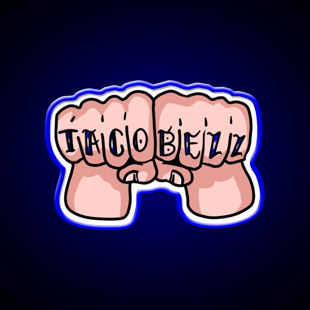 Taco Bell Fast Food Led Neon Sign For Burger Place Rgb Color