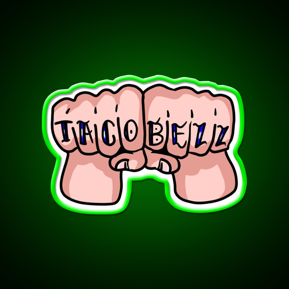 Taco Bell Fast Food Led Neon Sign For Burger Place Rgb Color