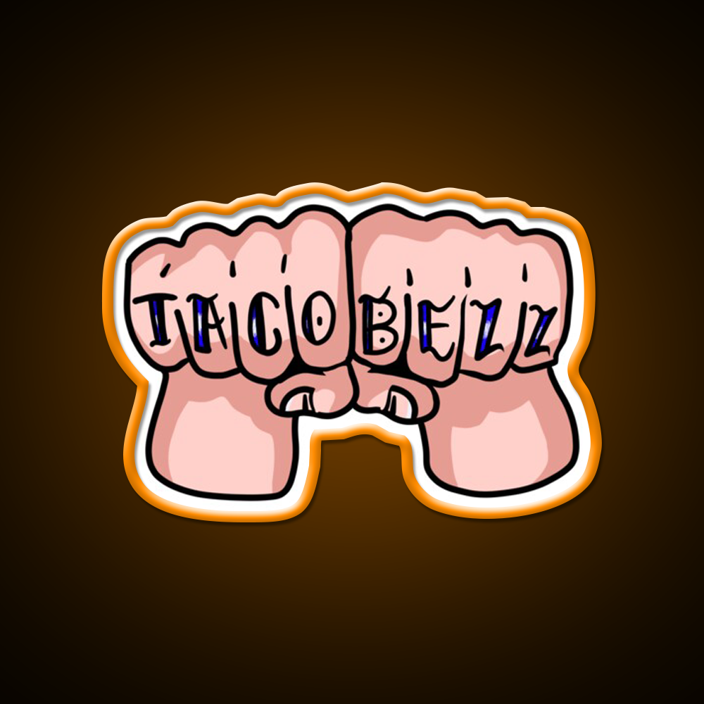 Taco Bell Fast Food Led Neon Sign For Burger Place Rgb Color