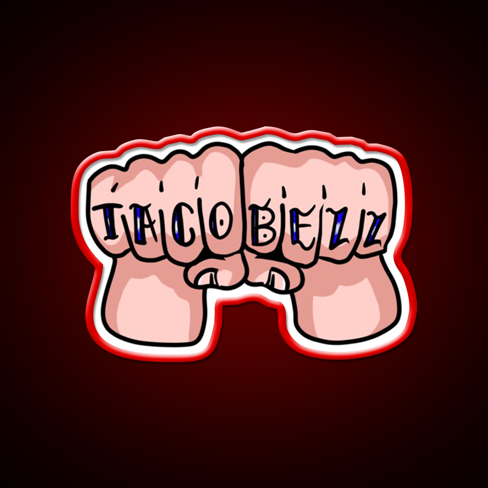 Taco Bell Fast Food Led Neon Sign For Burger Place Rgb Color