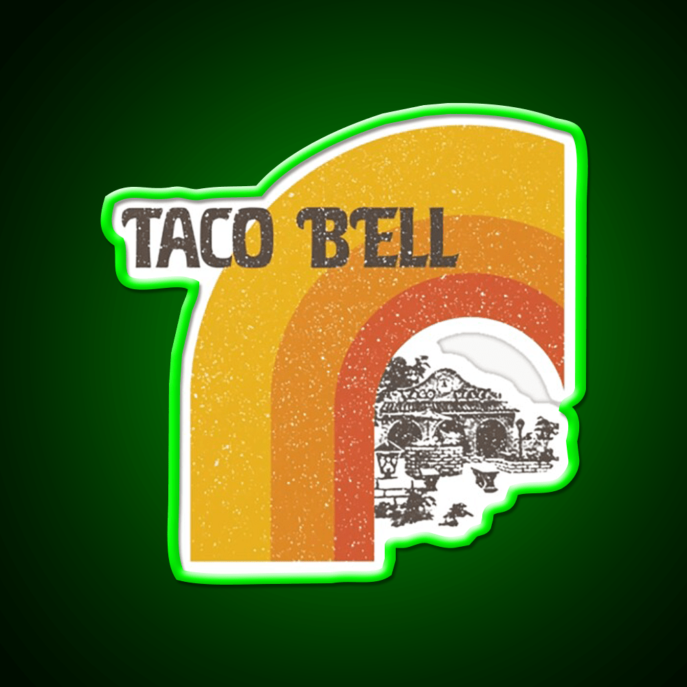 Taco Bell Fast Food Led Neon Sign For Burger Place Wall Art Rgb Color - Shineneon