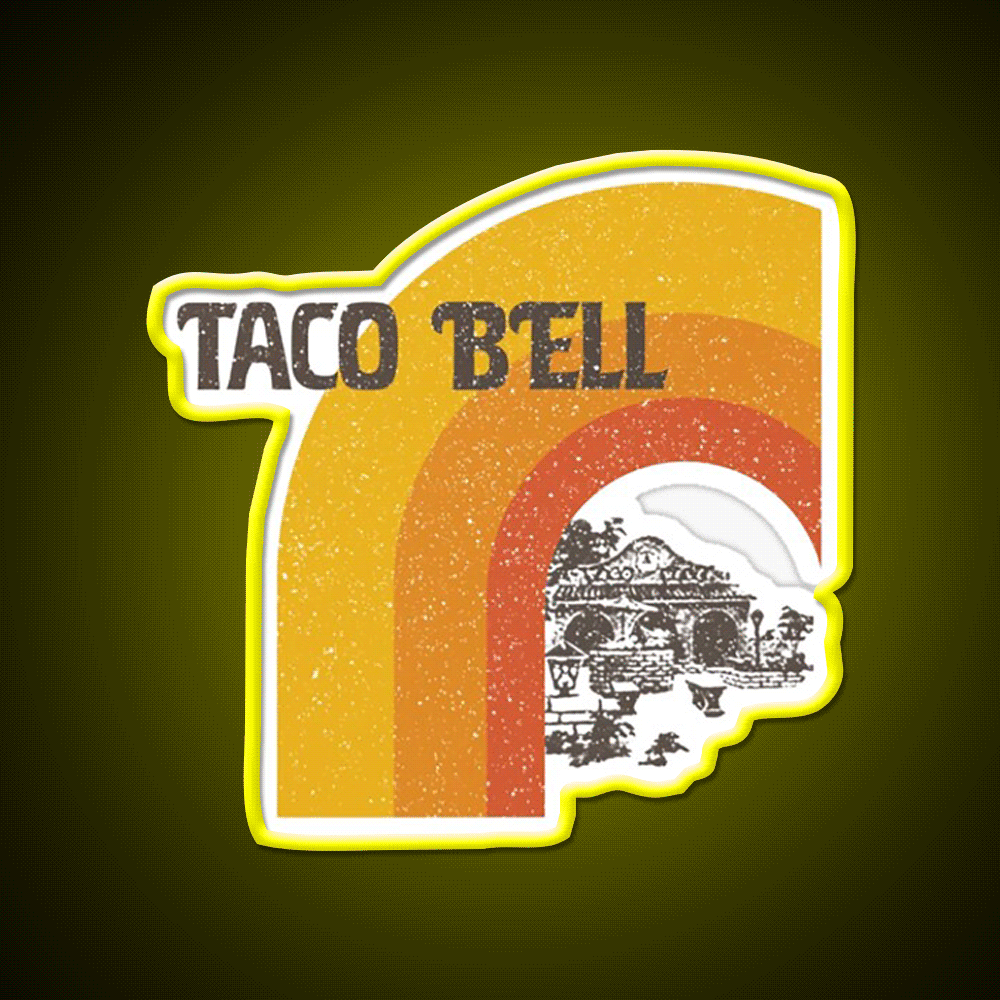 Taco Bell Fast Food Led Neon Sign For Burger Place Wall Art Rgb Color
