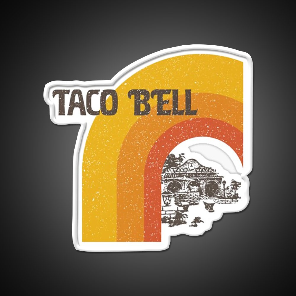 Taco Bell Fast Food Led Neon Sign For Burger Place Wall Art Rgb Color