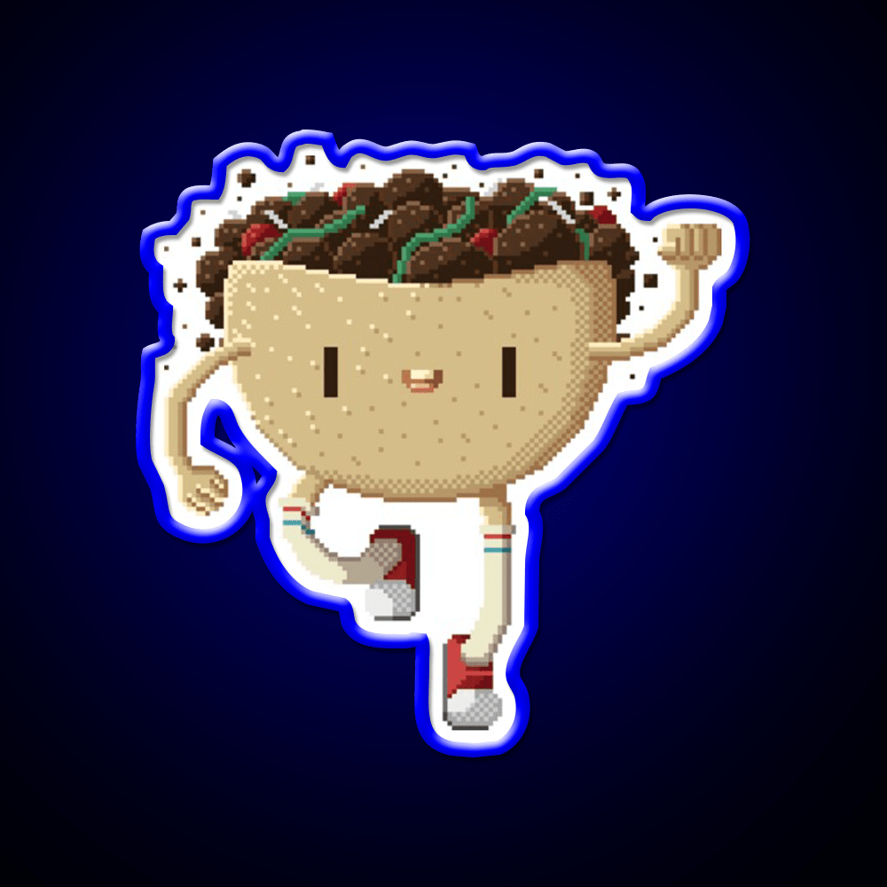 Taco Boy Taco Led Neon Sign Mexican Food Sign Rgb Color - Shineneon