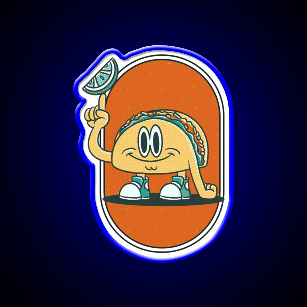 Taco Bro Taco Led Neon Sign Mexican Food Sign Rgb Color - Shineneon