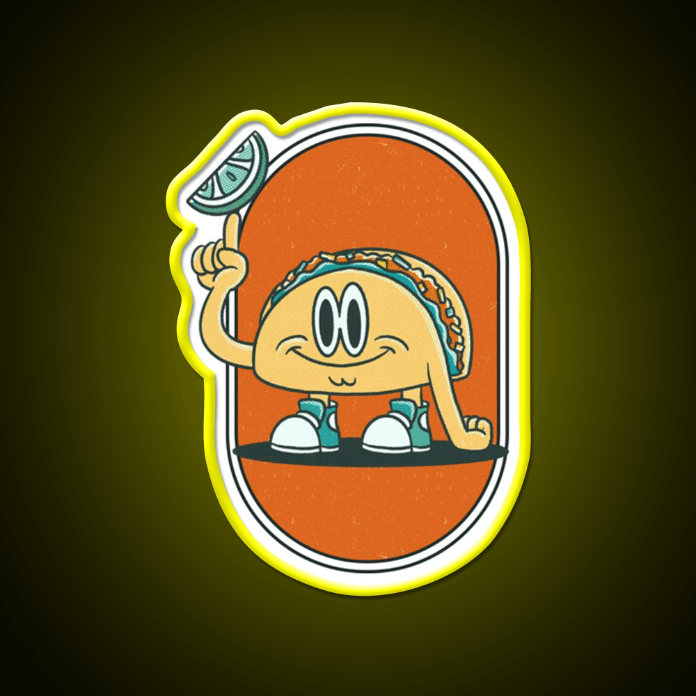 Taco Bro Taco Led Neon Sign Mexican Food Sign Rgb Color - Shineneon